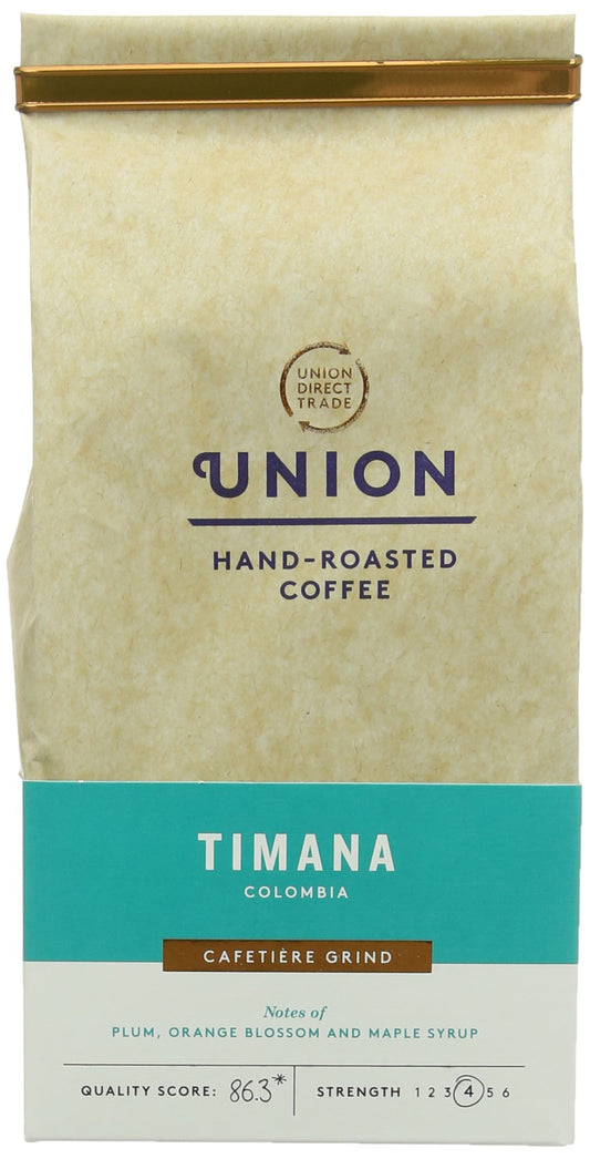 Union Hand Roasted Timana Colombia Ground Coffee 200 g