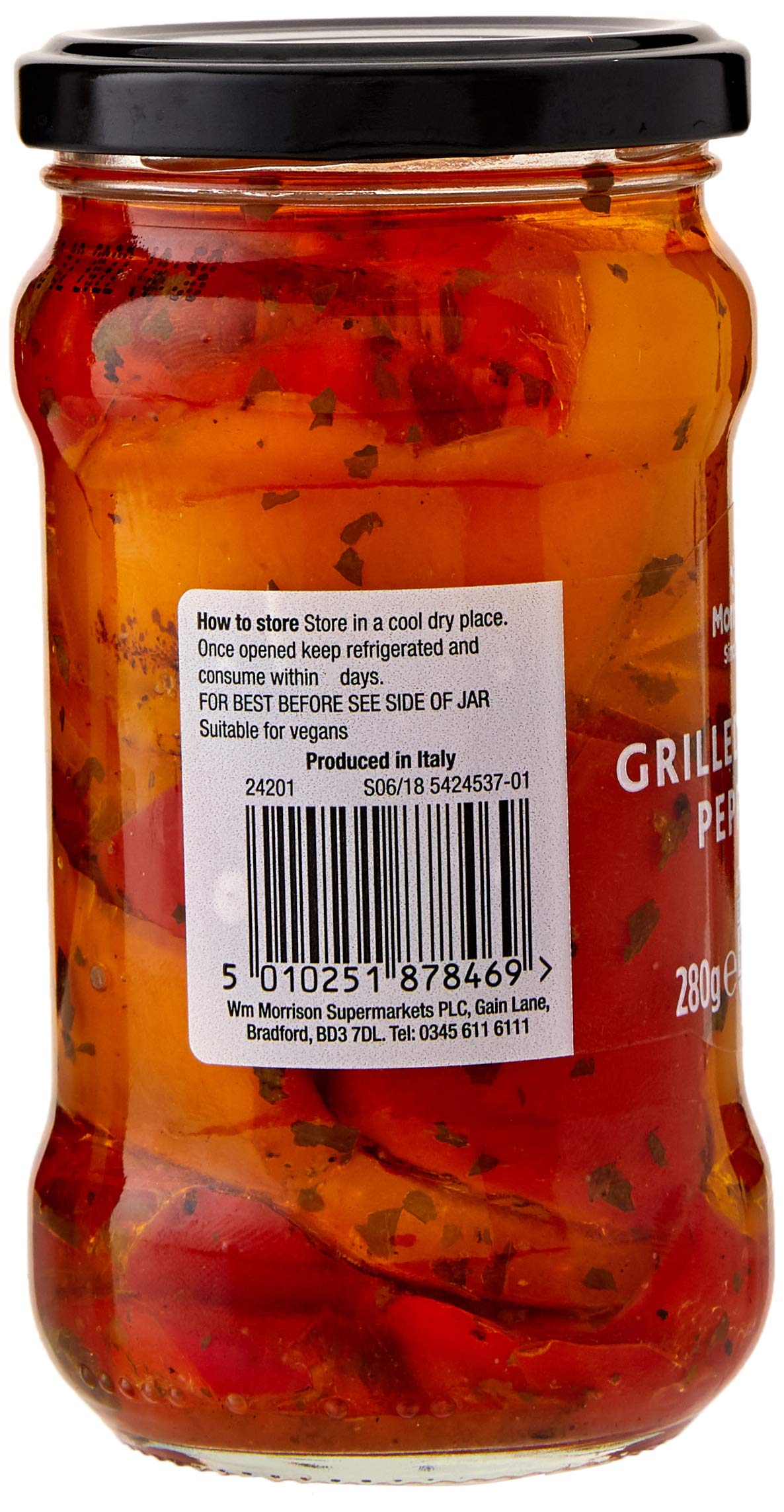 Morrisons Grilled Mixed Peppers, 280 g