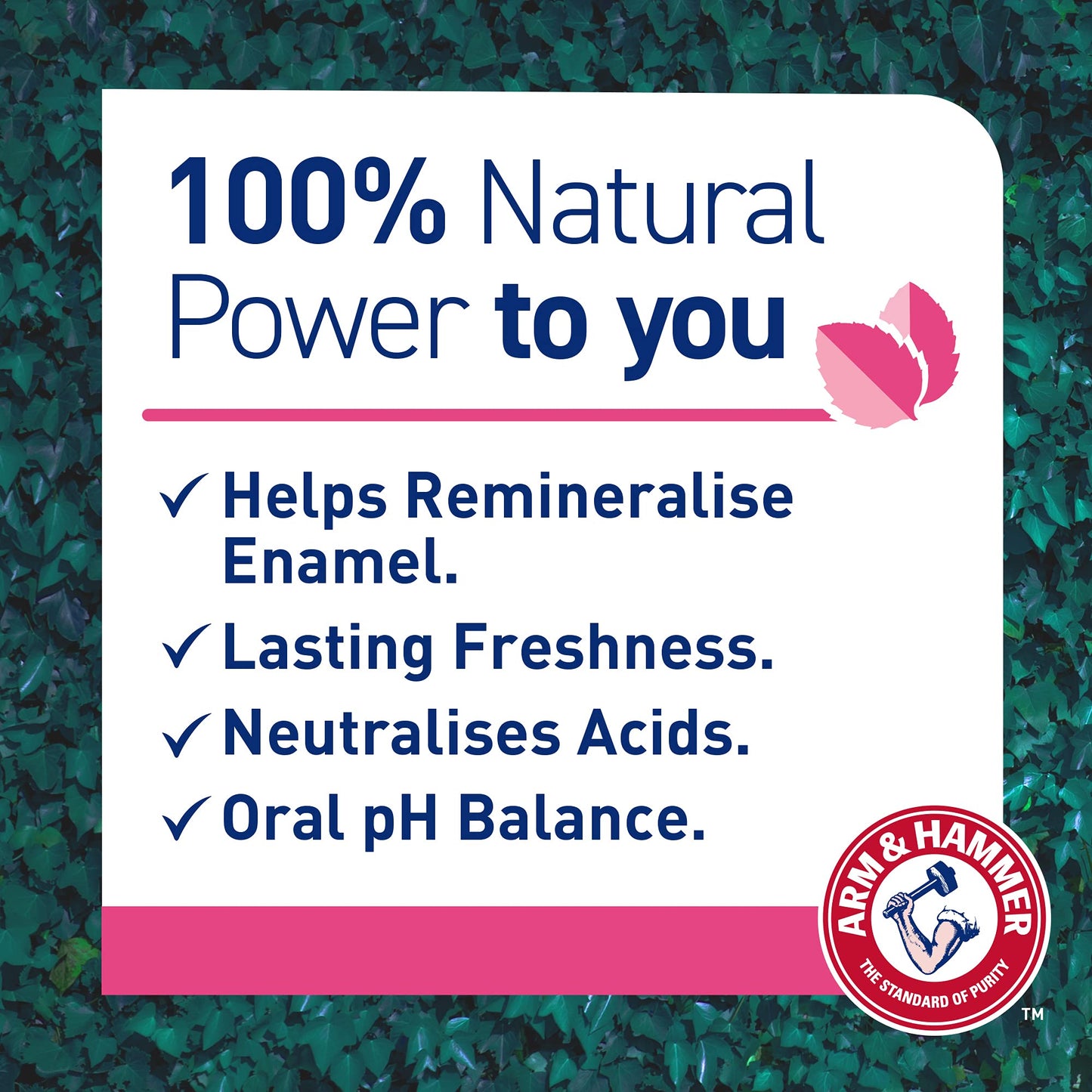 Arm & Hammer 100% Natural Baking Soda Gum Protection Toothpaste, 75ml