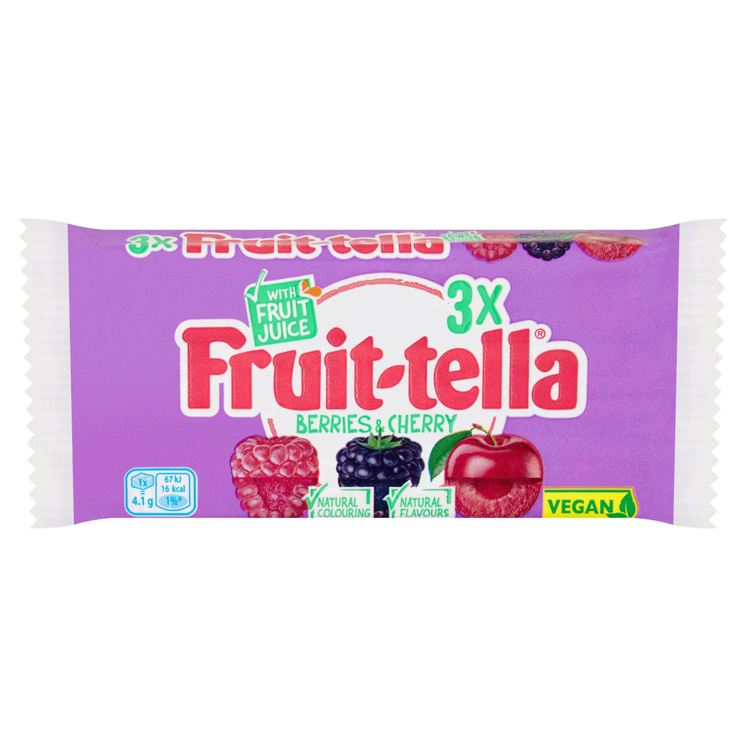 Fruittella Berries & Cherry 3 x 41g