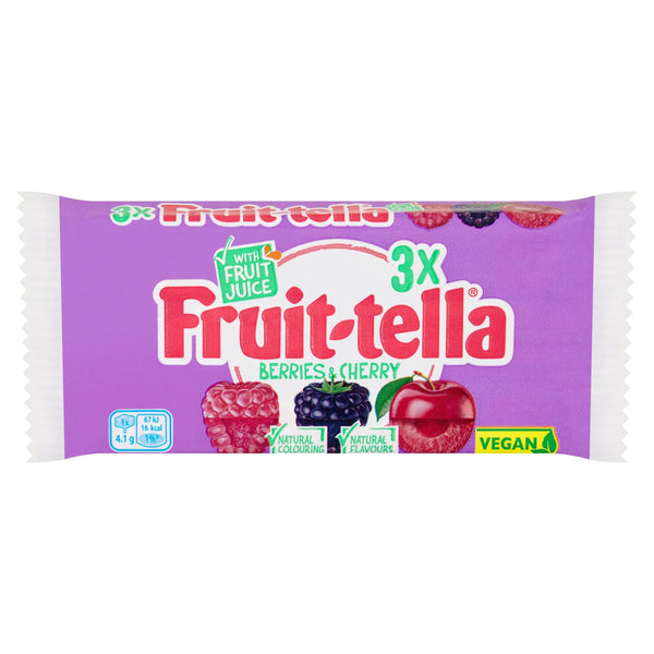 Fruittella Berries & Cherry 3 x 41g