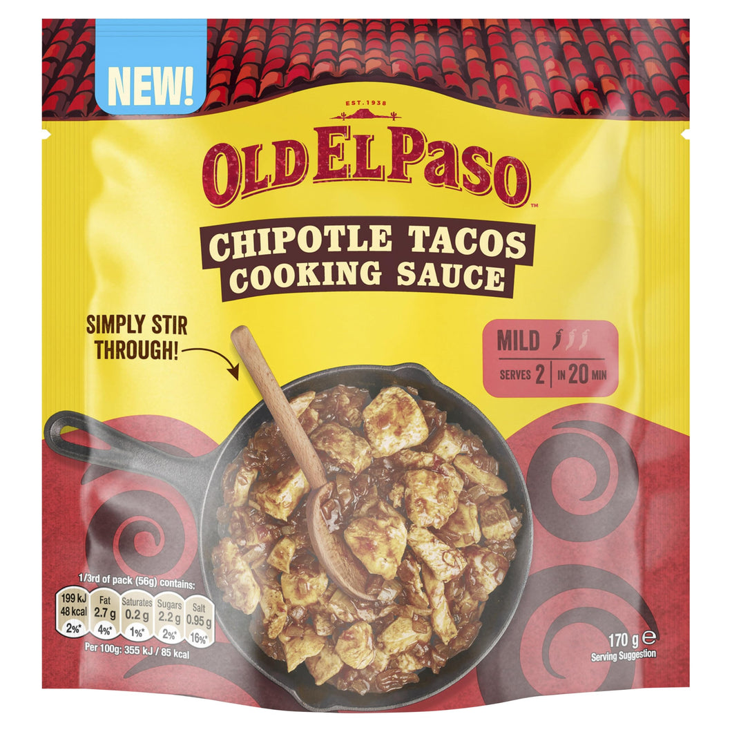 OLD EL PASO CHIPOTLE COOKING SAUCE 170G