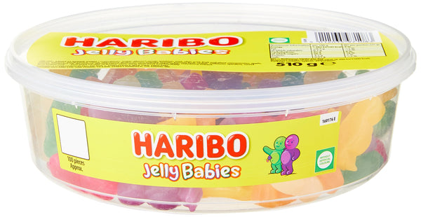 Haribo Jelly Babies Sweets Tub 510g