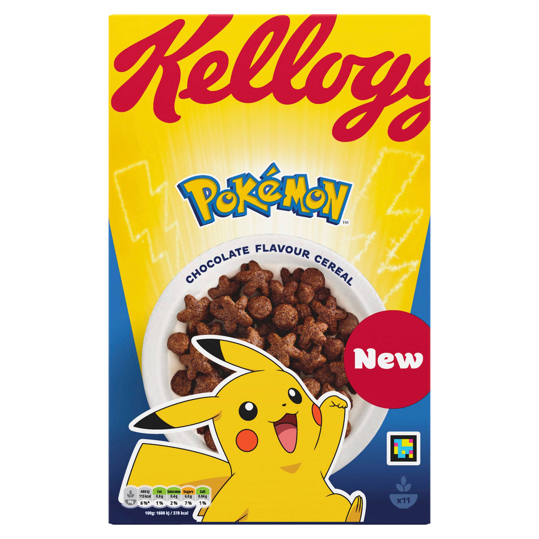 Kellogg's Pokémon Chocolate Flavour Breakfast Cereal 350g