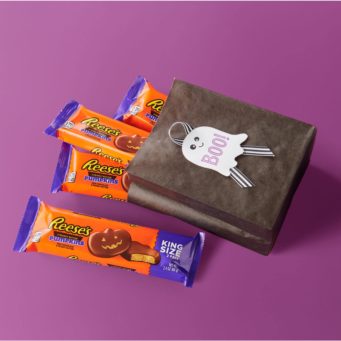 Reese's 2 Peanut Butter Pumpkins King Size 68g