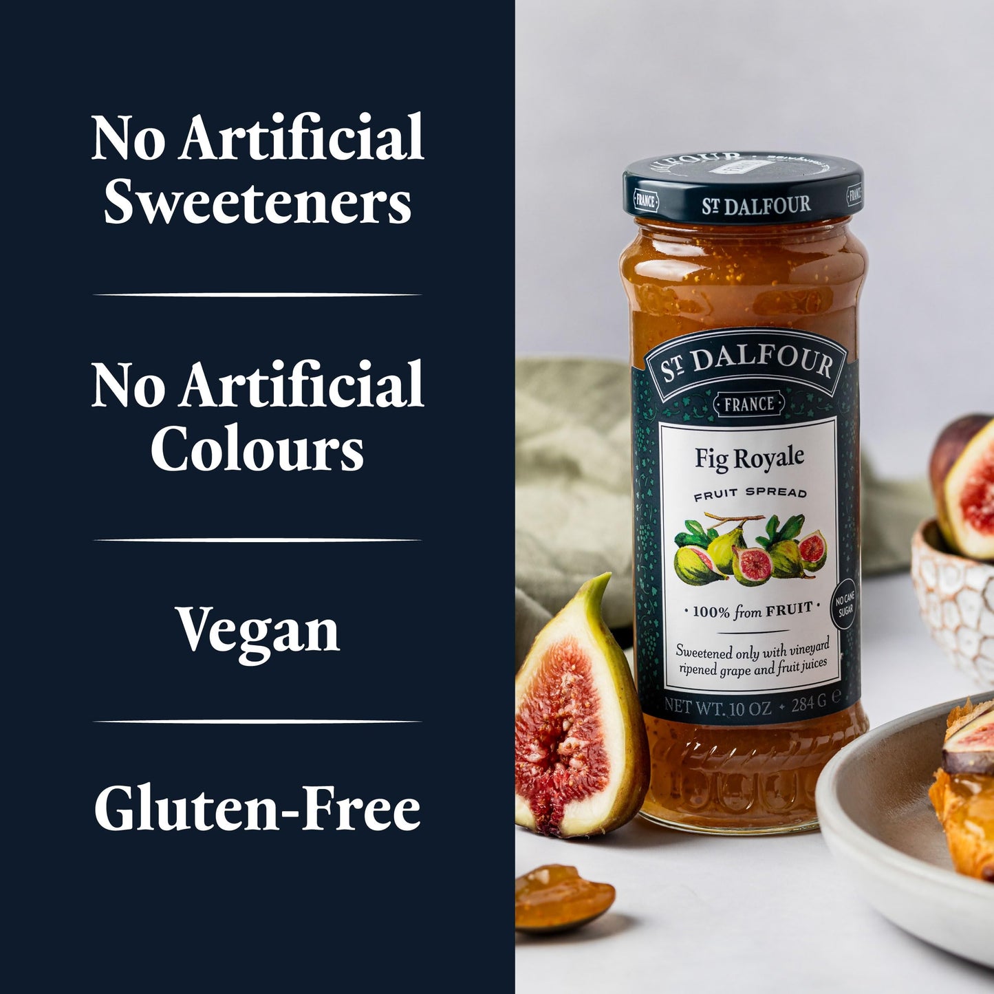 St Dalfour Fig Royale Spread, 284g