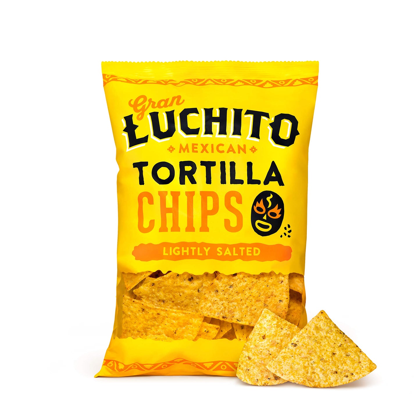 Gran Luchito Gluten Free Tortilla Chips 170g (Pack of 6) yellow