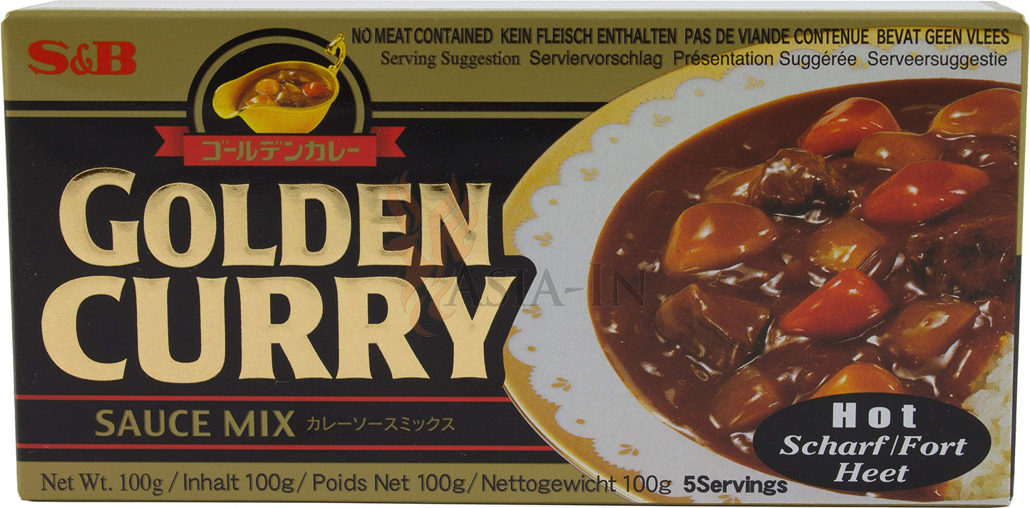 S&B Golden Curry (Hot) 100G