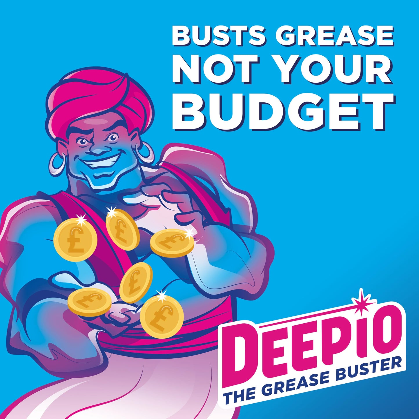 DEEPIO Professional Multipurpose Powder Degreaser 5.5kg, Deepio Professional Best Degreaser For All Tough Kitchen Challenges, Food Contact Safe