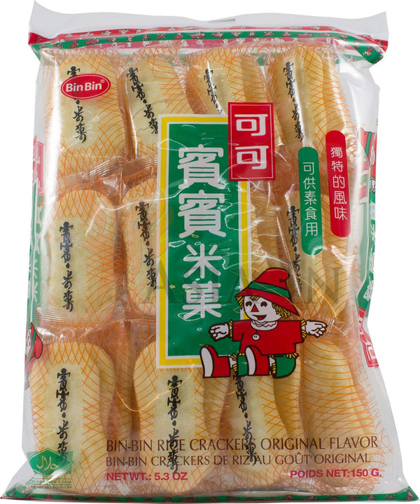 Bin Bin Rice Crackers Original Flavour 150g