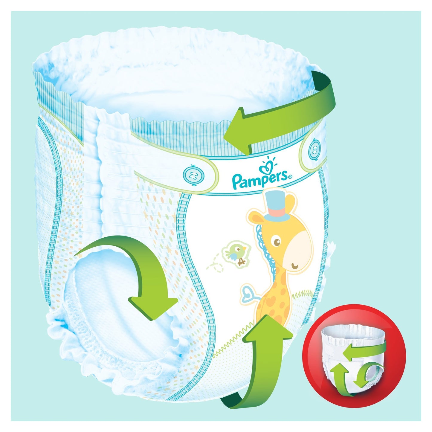 Pampers Baby Dry Pants ,Size 6 (76 Pants)