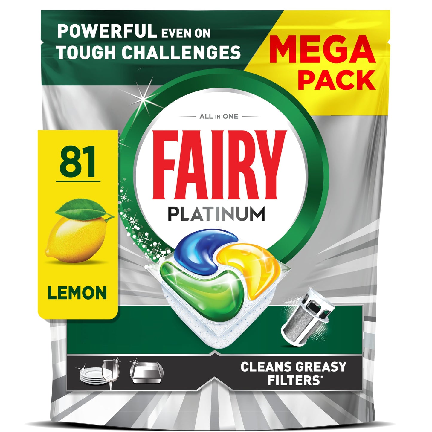 Fairy Platinum Dishwasher Tablets