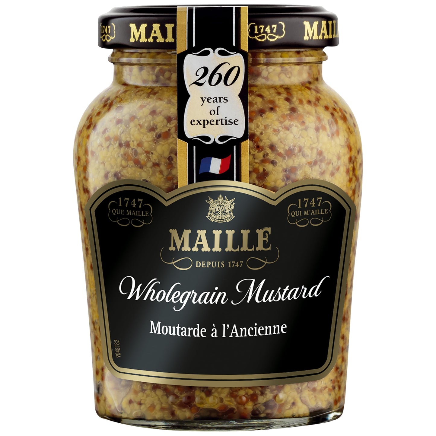 Maille Wholegrain Mustard since 1747 for pork, beef, and salad dressings 6x 210 g