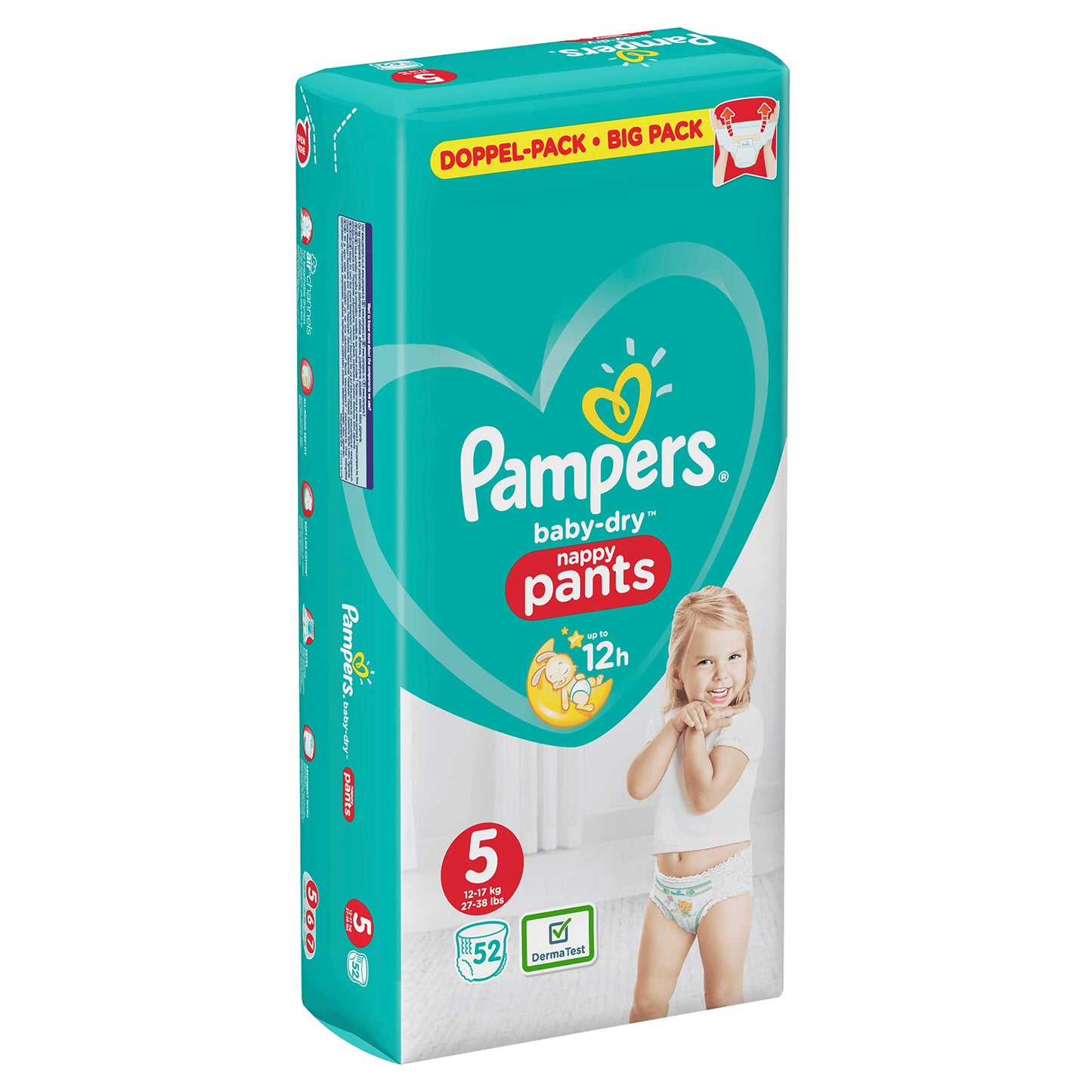 Pampers Baby-Dry Pants, Size 5, with Air Channels