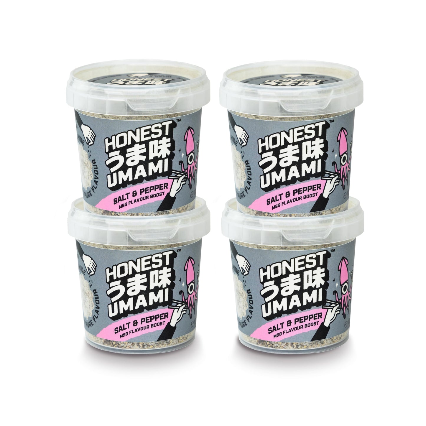 Honest Umami Salt & Pepper MSG Flavour Boost | Monosodium Glutamate | Umami Seasoning