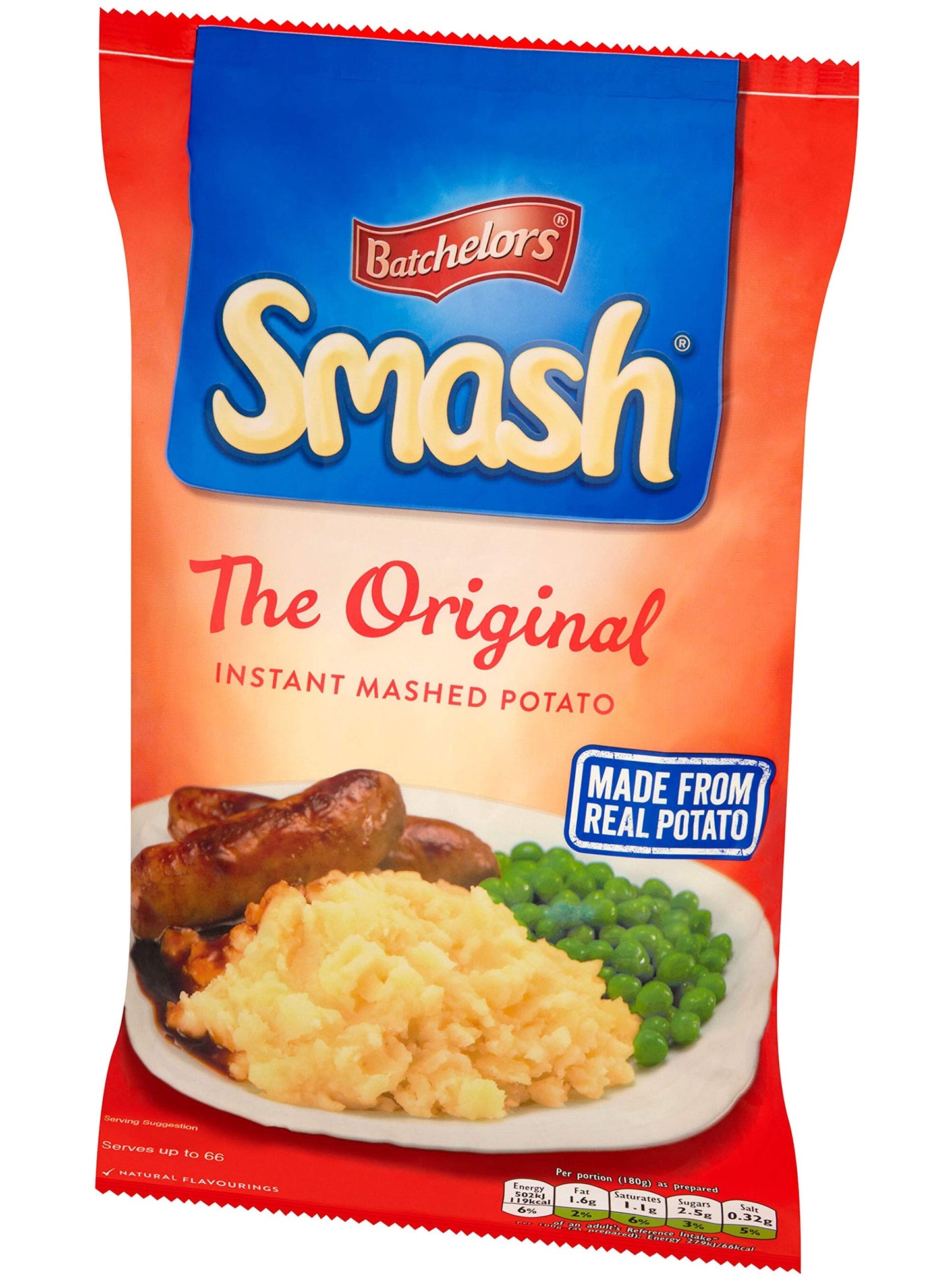 Smash Instant Mash Potato Hot & Cold Mix - 1 x 2kg