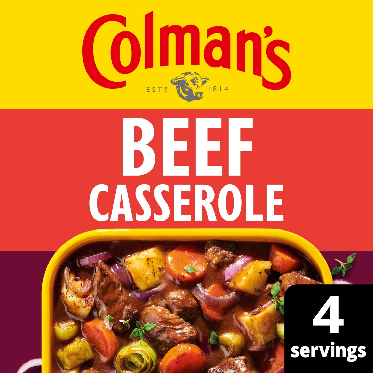 Colman's Classic Comforts Beef Casserole Meal Maker perfect with creamy mashed potato quick to prepare casserole mix 40 g