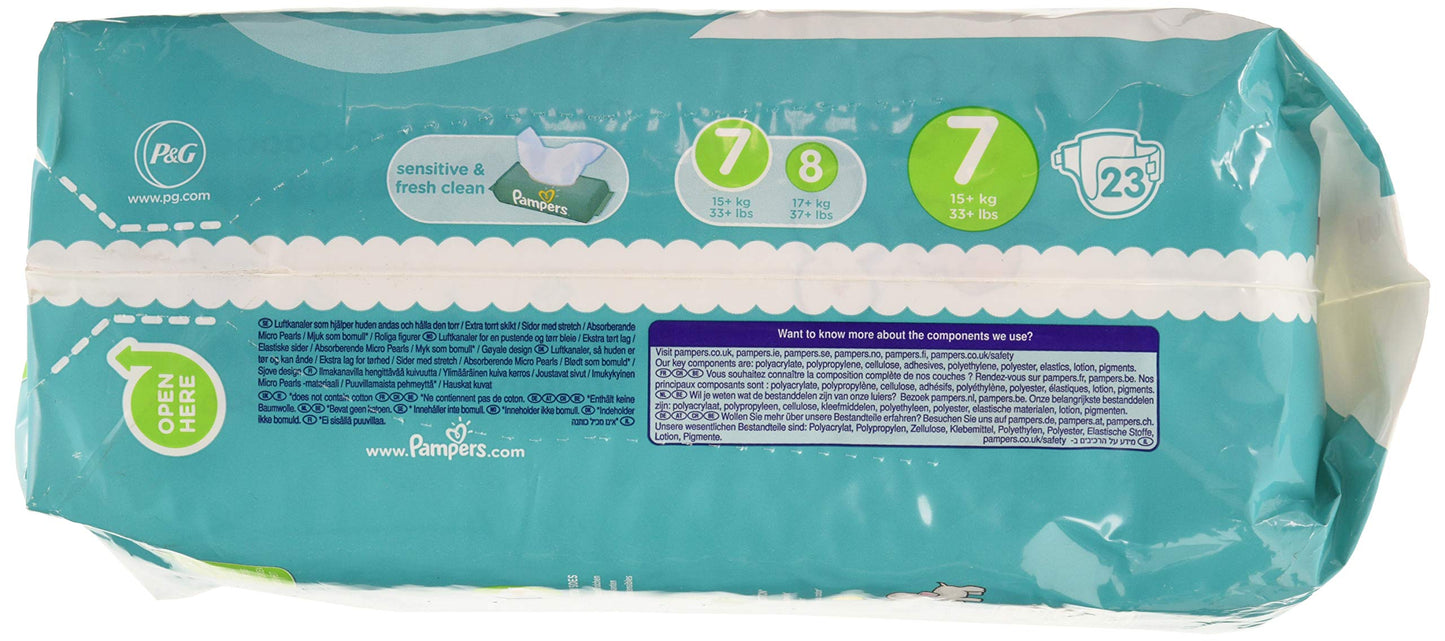 Pampers Baby-Dry Size 7, 23 Nappies