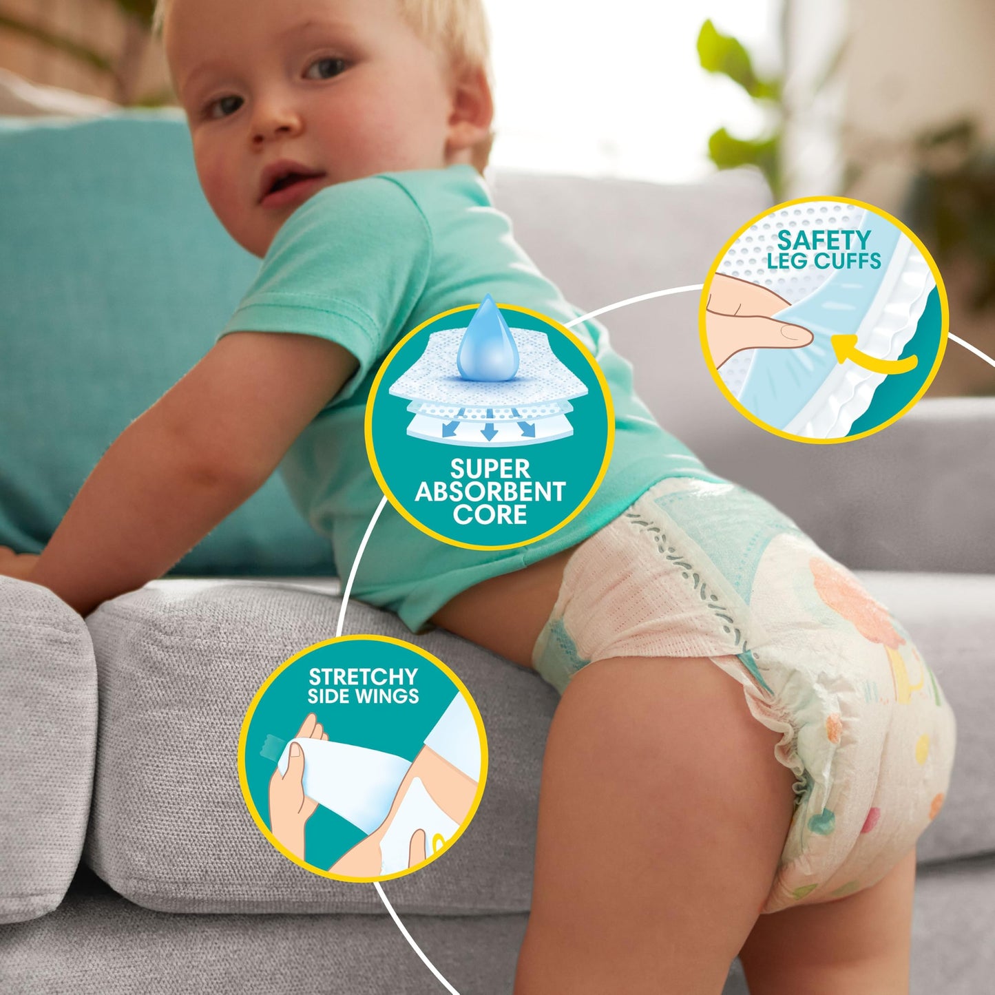 Pampers Baby Dry Size 7 x58