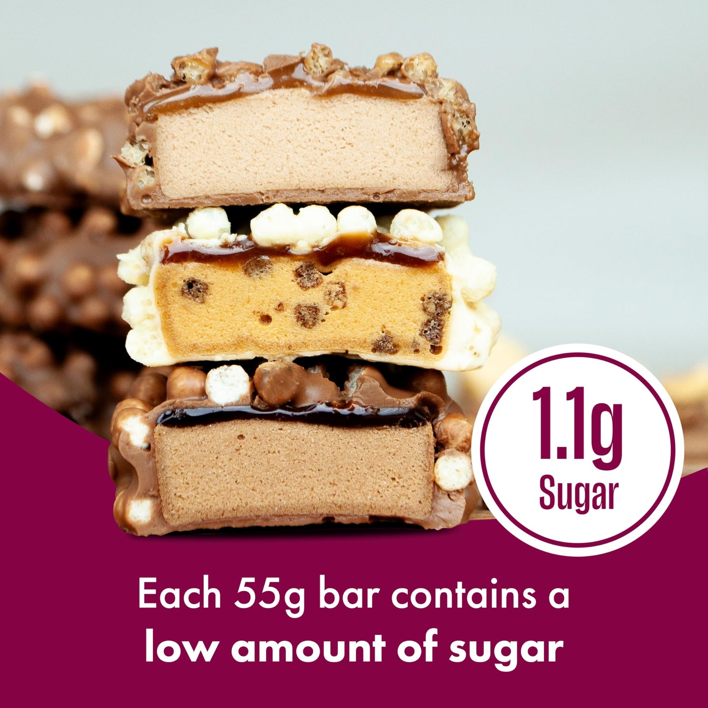 FULFIL Vitamin and Protein Bars, Chocolate Brownie Flavour, 20 g High Protein, 9 Vitamins, Low Sugar