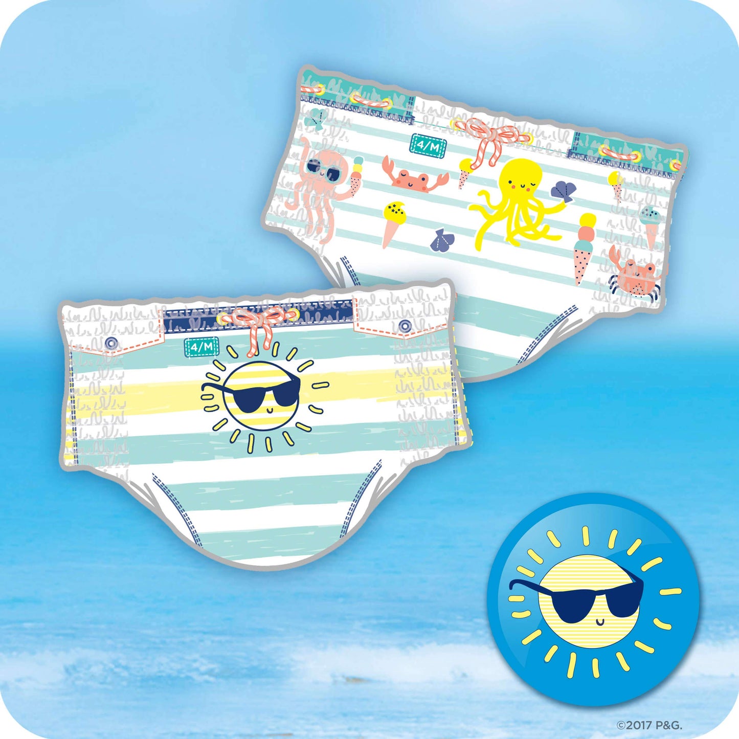 Pampers Splashers Disposable Swim Nappies Size 4-5 (9-15 kg) for Optimal Protection in The Water, 11 Nappies