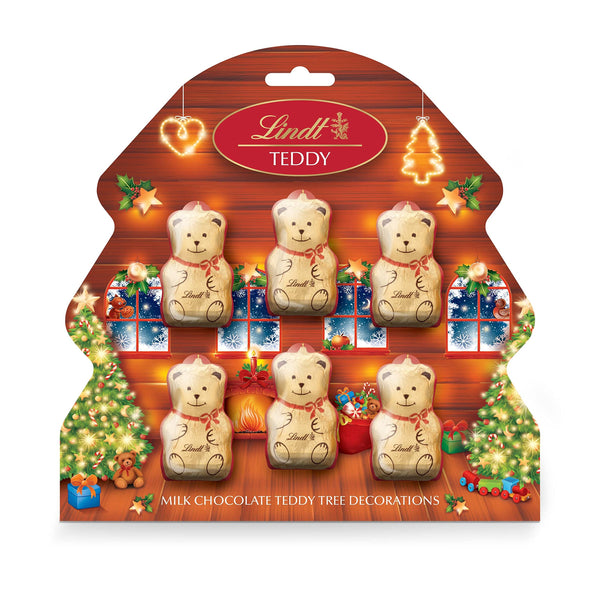 Lindt Teddy Tree Decorations 60g - ideal for your Christmas tree or for a magic stocking filler gift !