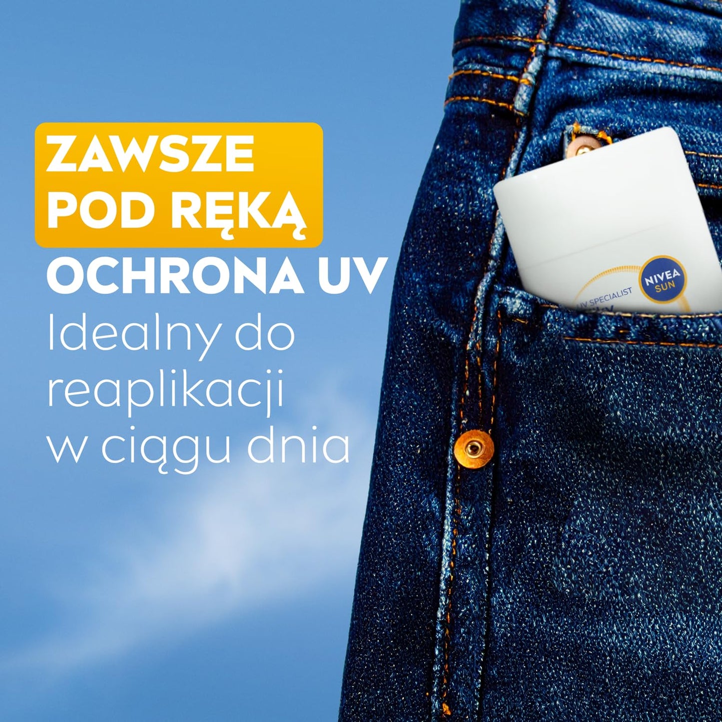NIVEA SUN Breathable UV Specialist Silky UV Sun Stick SPF 50+ (15g), Lightweight and Non-Greasy Sunscreen, Invisible on All Skin Tones, Korean Stick Technology
