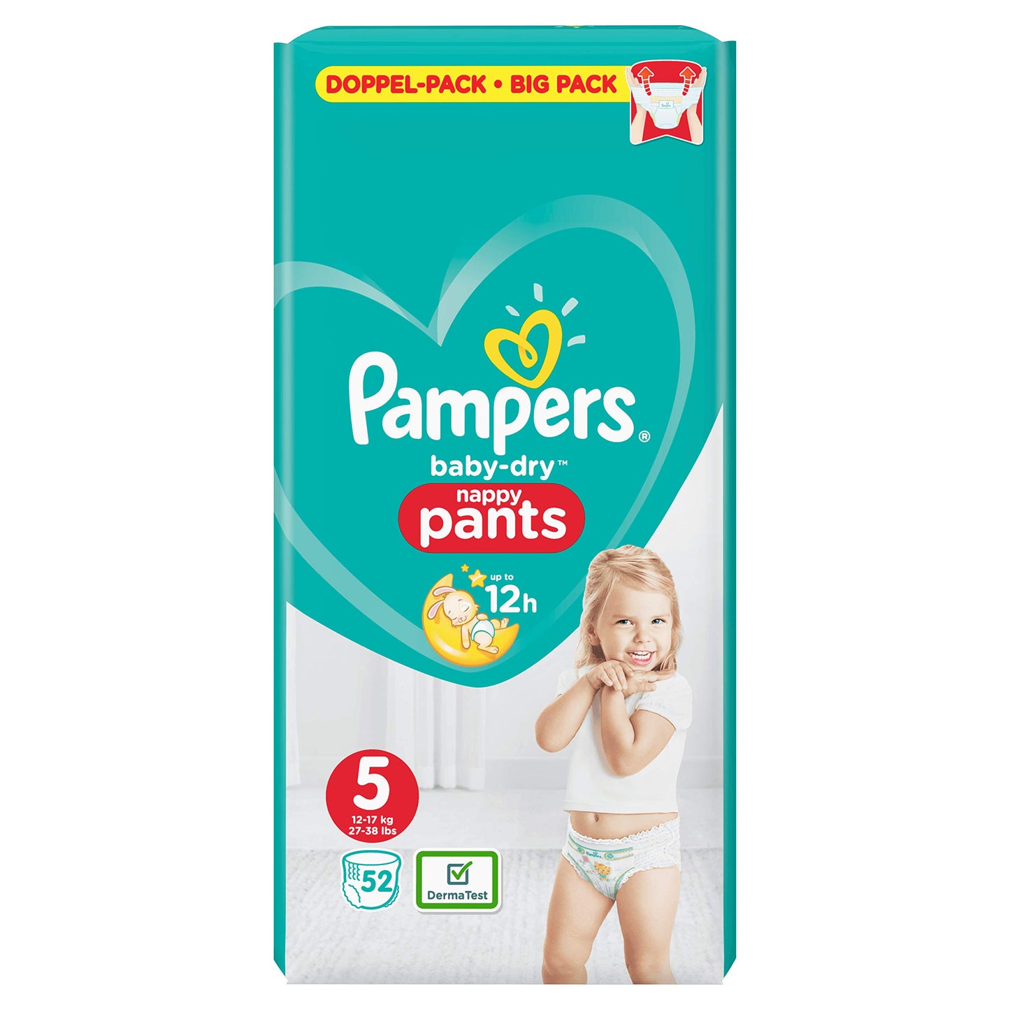 Pampers Baby-Dry Pants, Size 5, with Air Channels