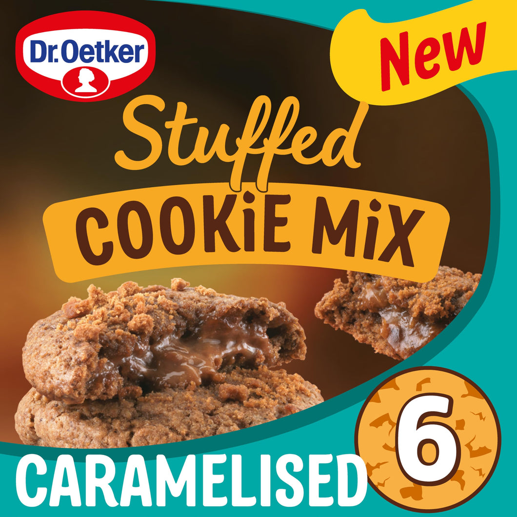Dr. Oetker Caramelised Stuffed Cookie Biscuit Mix 305g