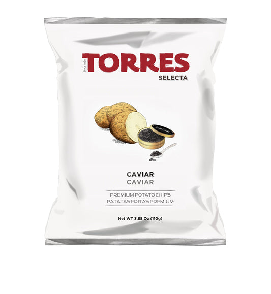 Torres Caviar potato crisps, 110g