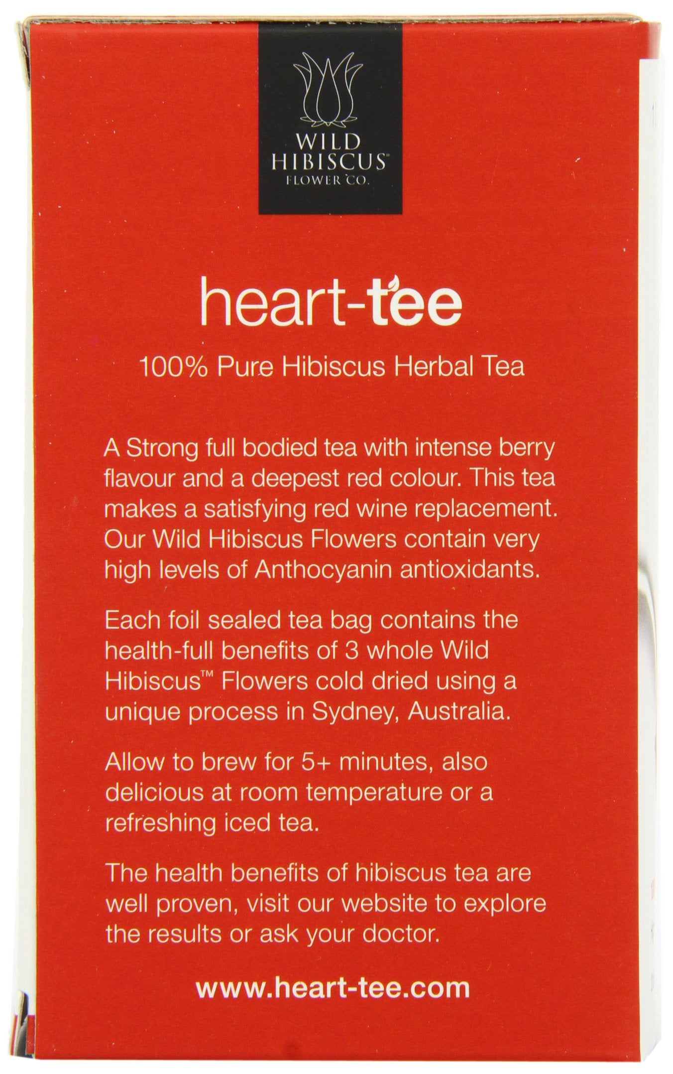 Wild Hibiscus 100 Percent Pure Hibiscus Herbal Tea 40 g