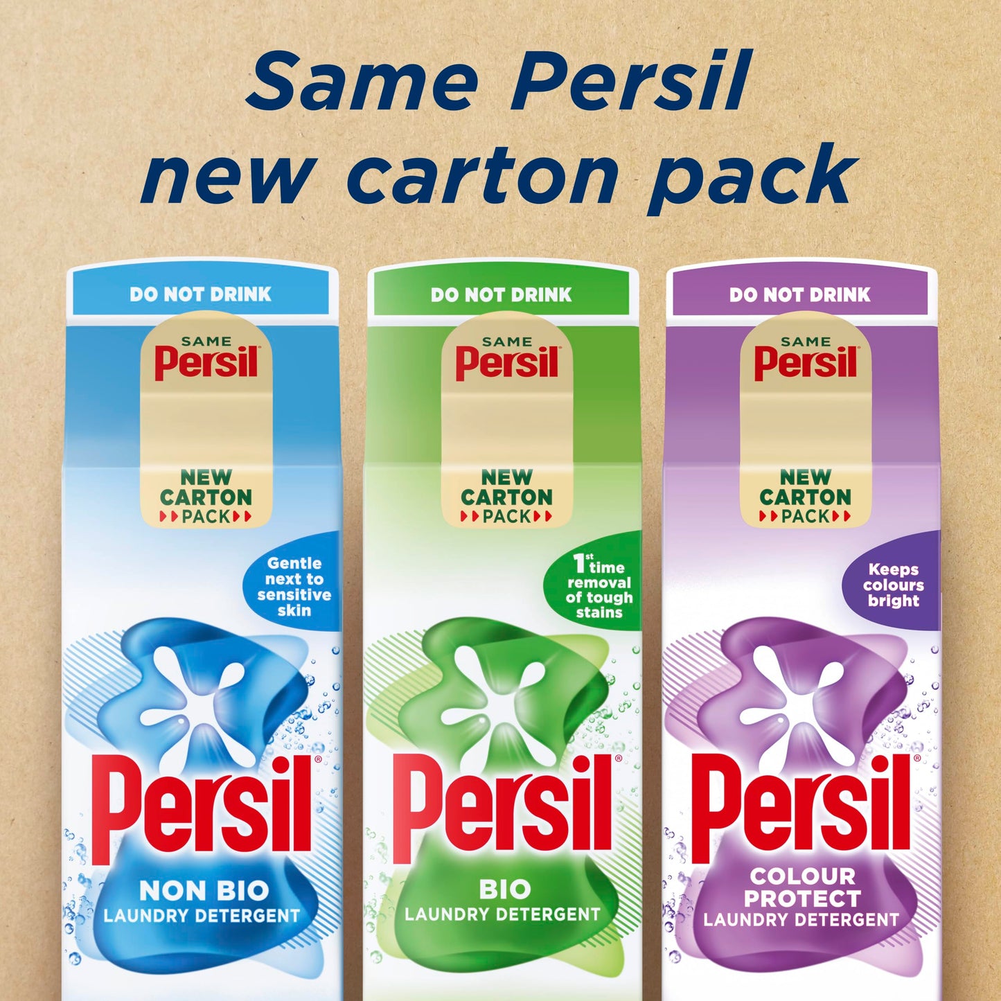 Persil Bio Laundry Washing Liquid Detergent 1st time removal of tough stains outstanding stain removal in quick & cold washes 35 washes (945 ml)