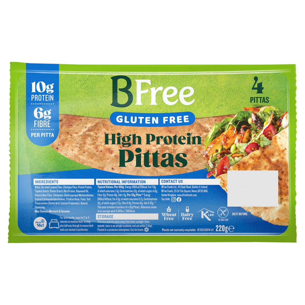 Bfree High Protein Pitta Breads 4 Pack