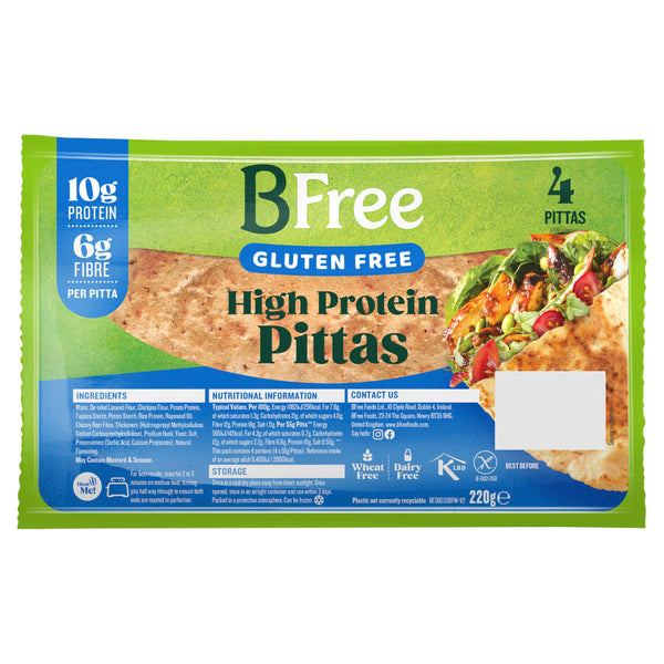 Bfree High Protein Pitta Breads 4 Pack