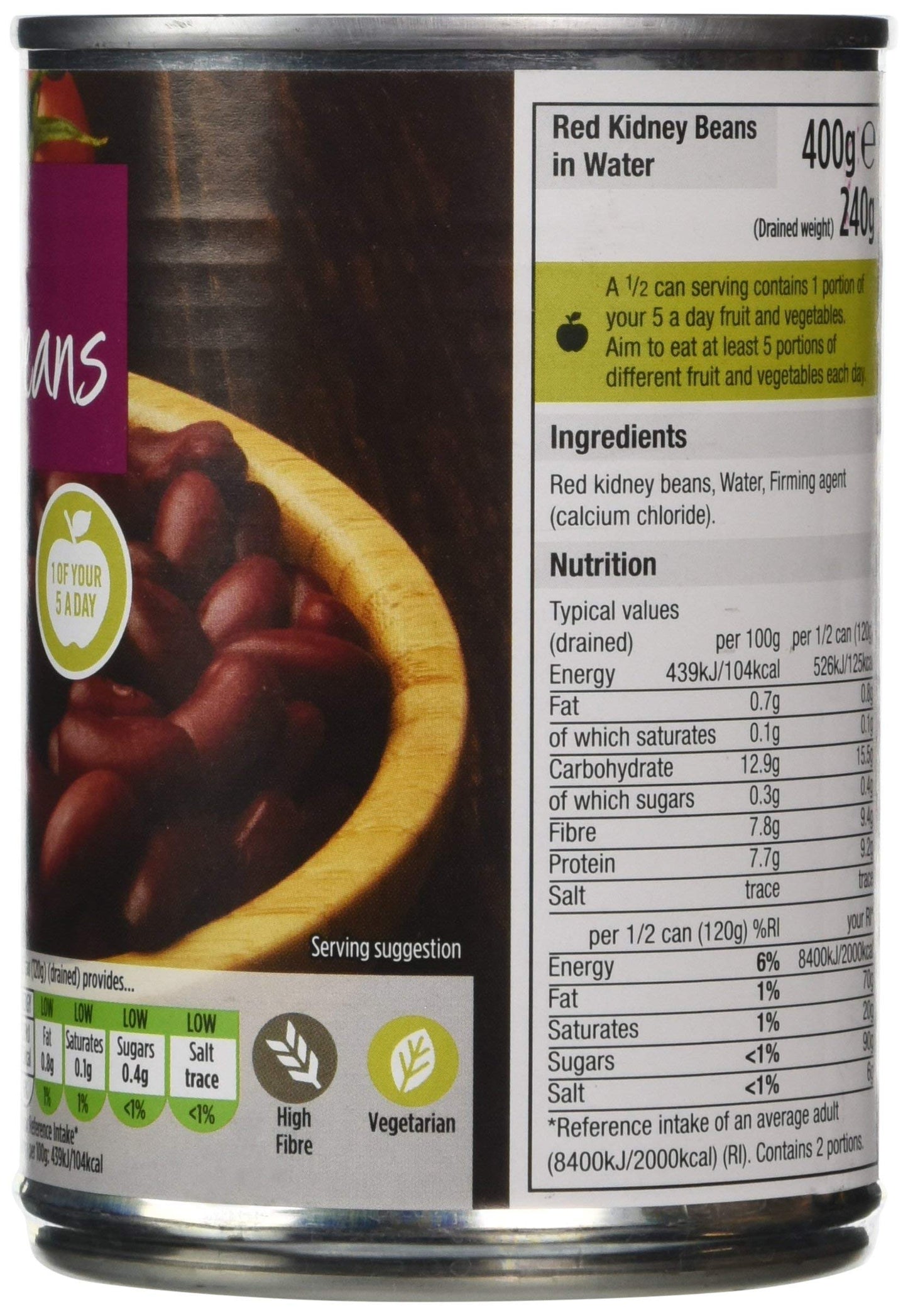 Morrisons Red Kidney Beans in Water 400g
