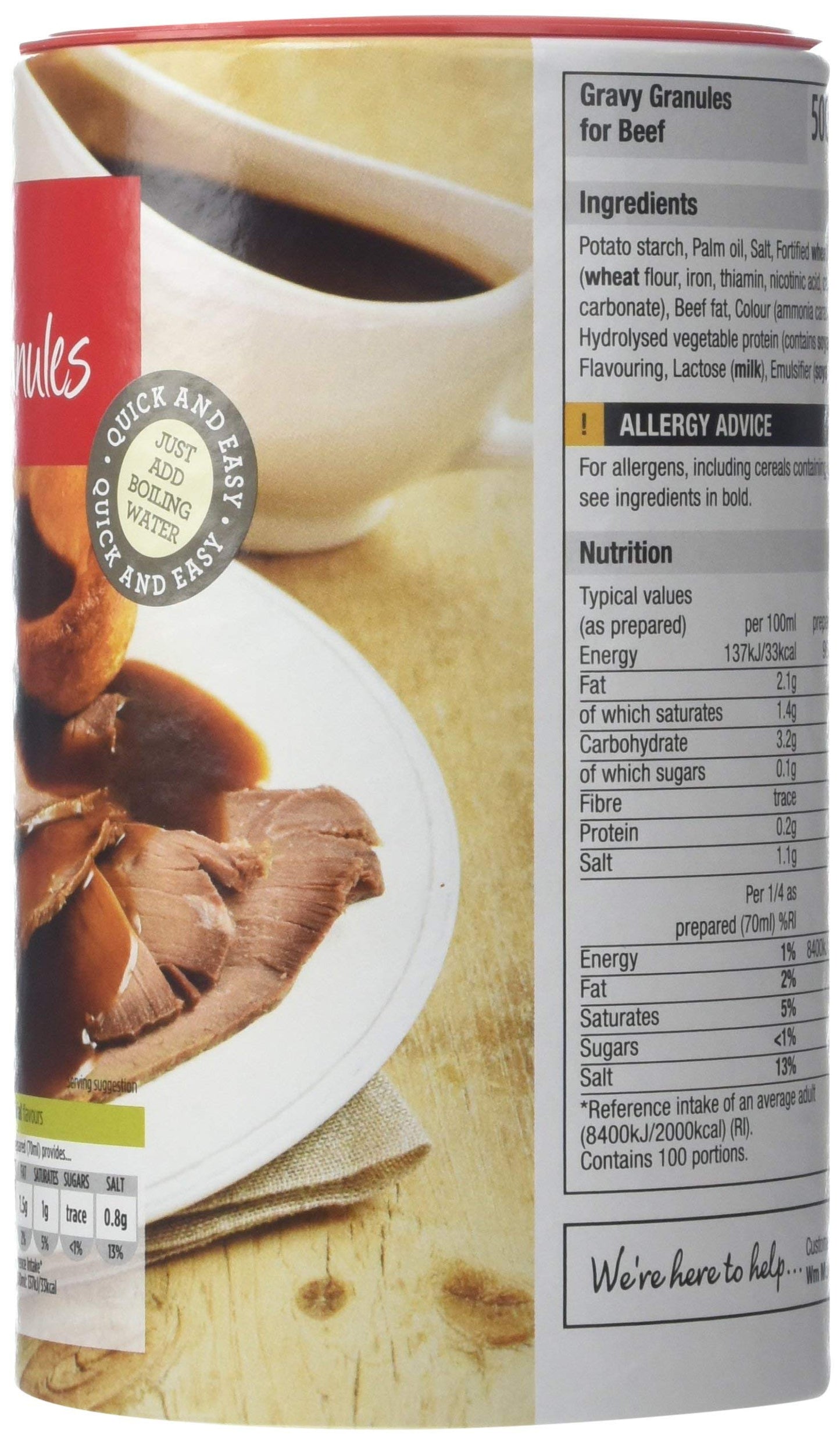 Morrisons Gravy Granules for Beef 500g