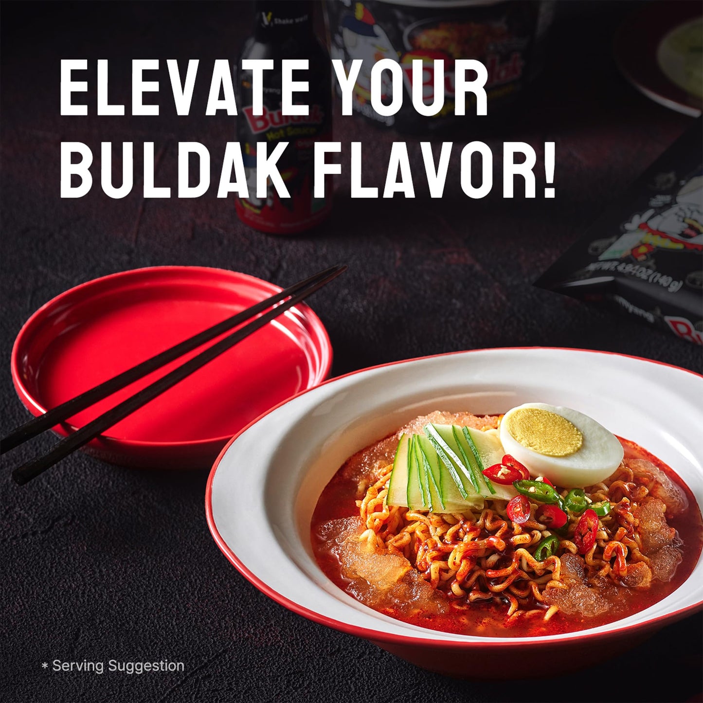 Samyang Buldak Original Hot Chicken Spicy Korean Instant Noodles, 5 x 140g