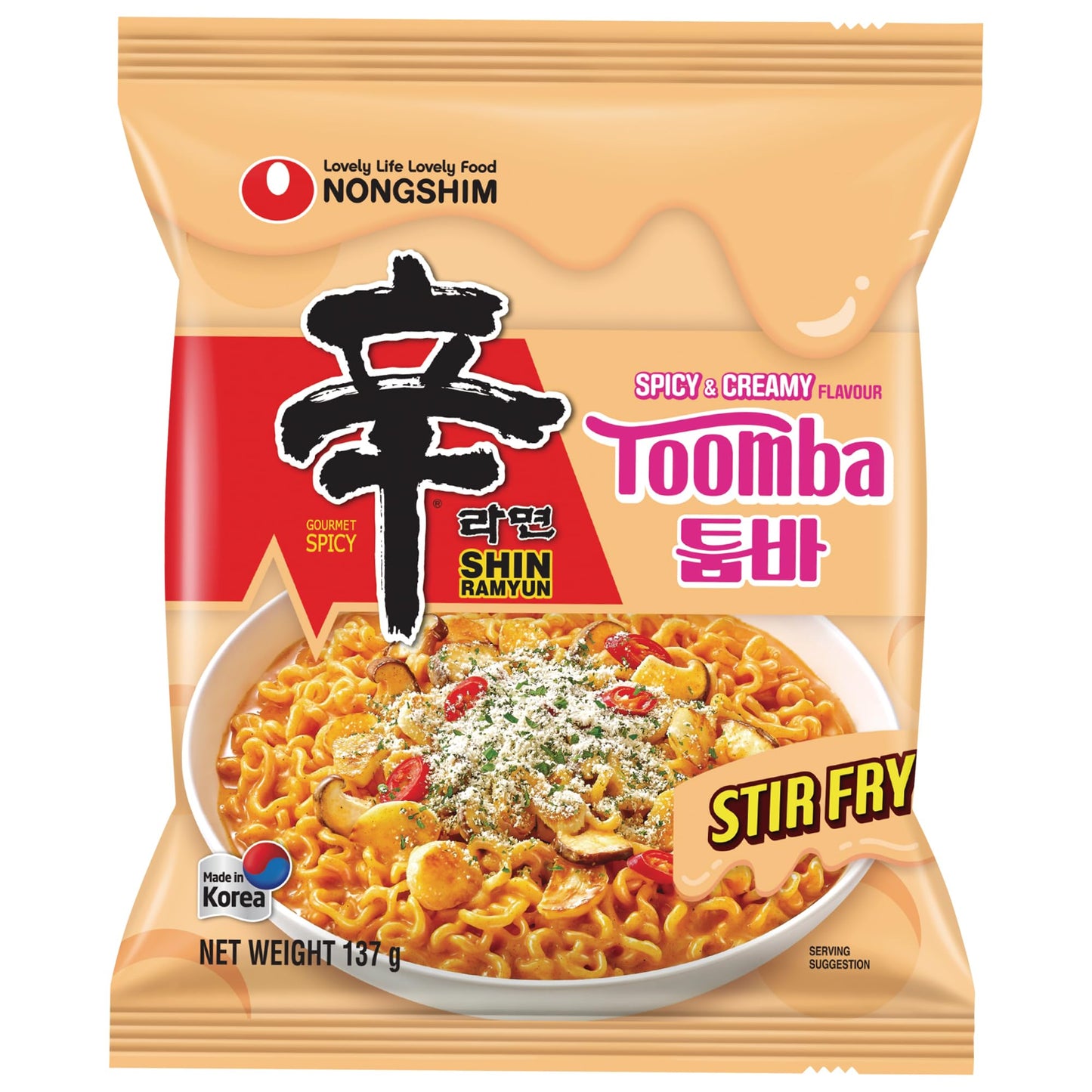 Nongshim Shin Toomba Creamy Multipack 5 x 137g