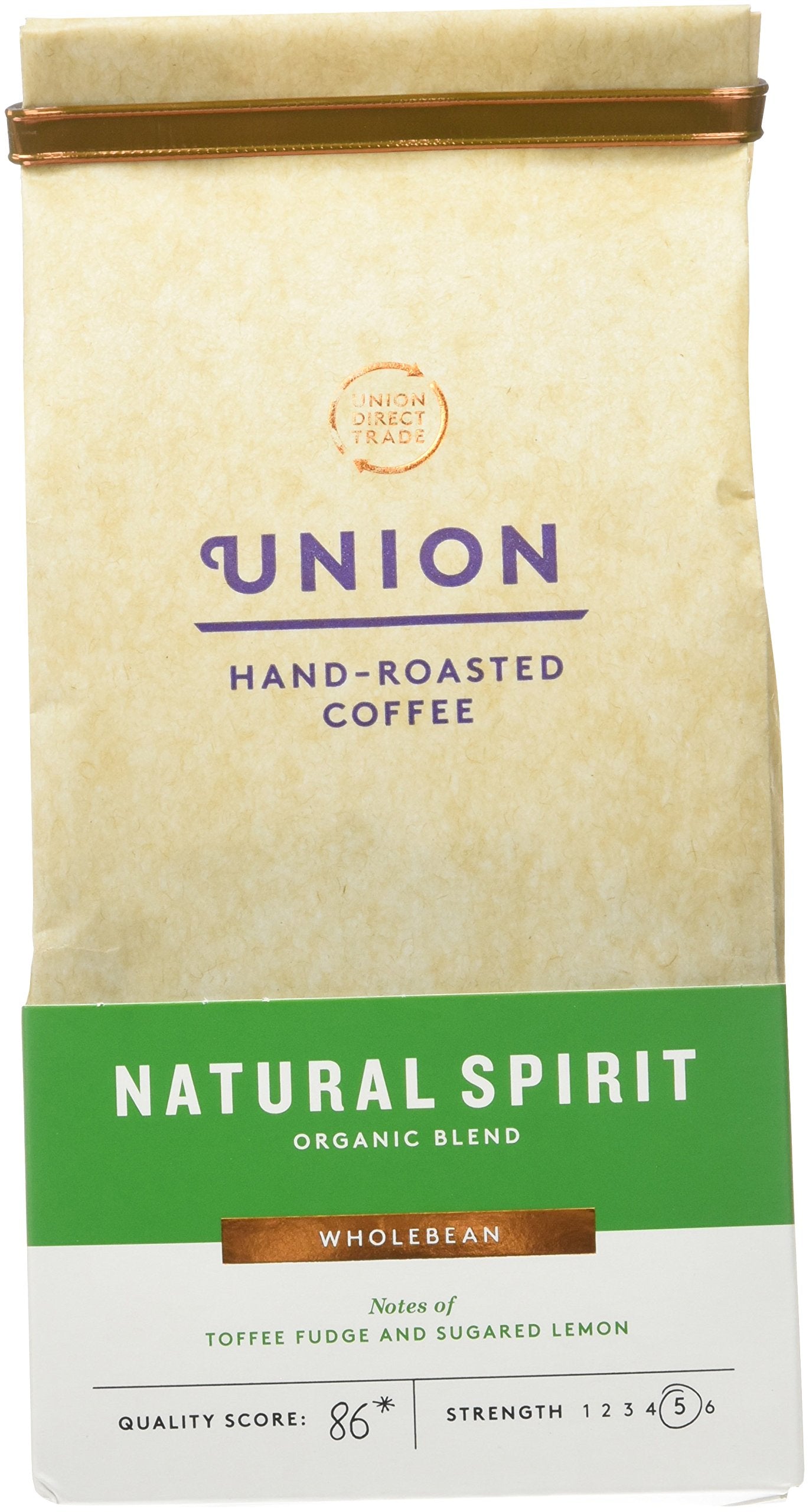 Union Hand Roasted Coffee Organic Wholebean, 200g