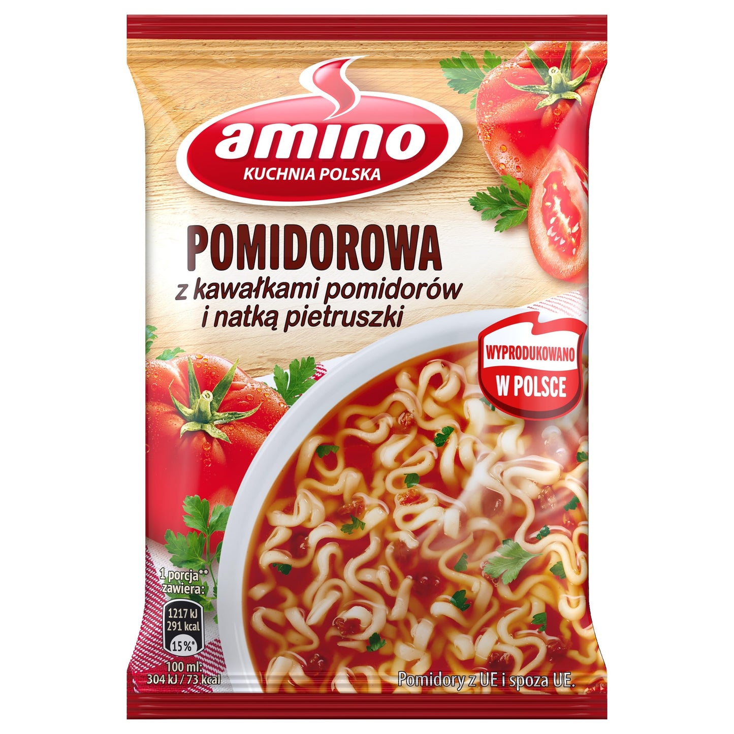 Amino Tomato Soup with Noodles, 61 g