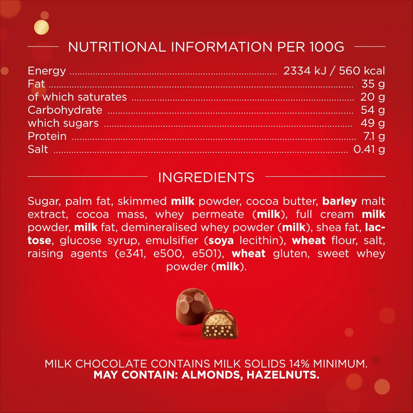 Maltesers Chocolate Truffles Gift Box, Milk Chocolate gift, Honeycomb & Truffle filling, 455g, Ideal Chocolate Selection Box for Gifts, Snacks and Sharing