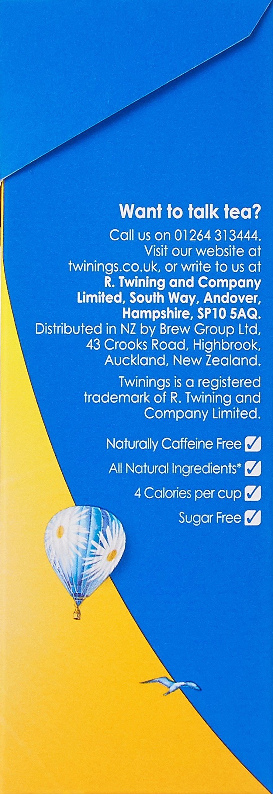 Twinings Organic Pure Camomile Teabags, 20 per pack