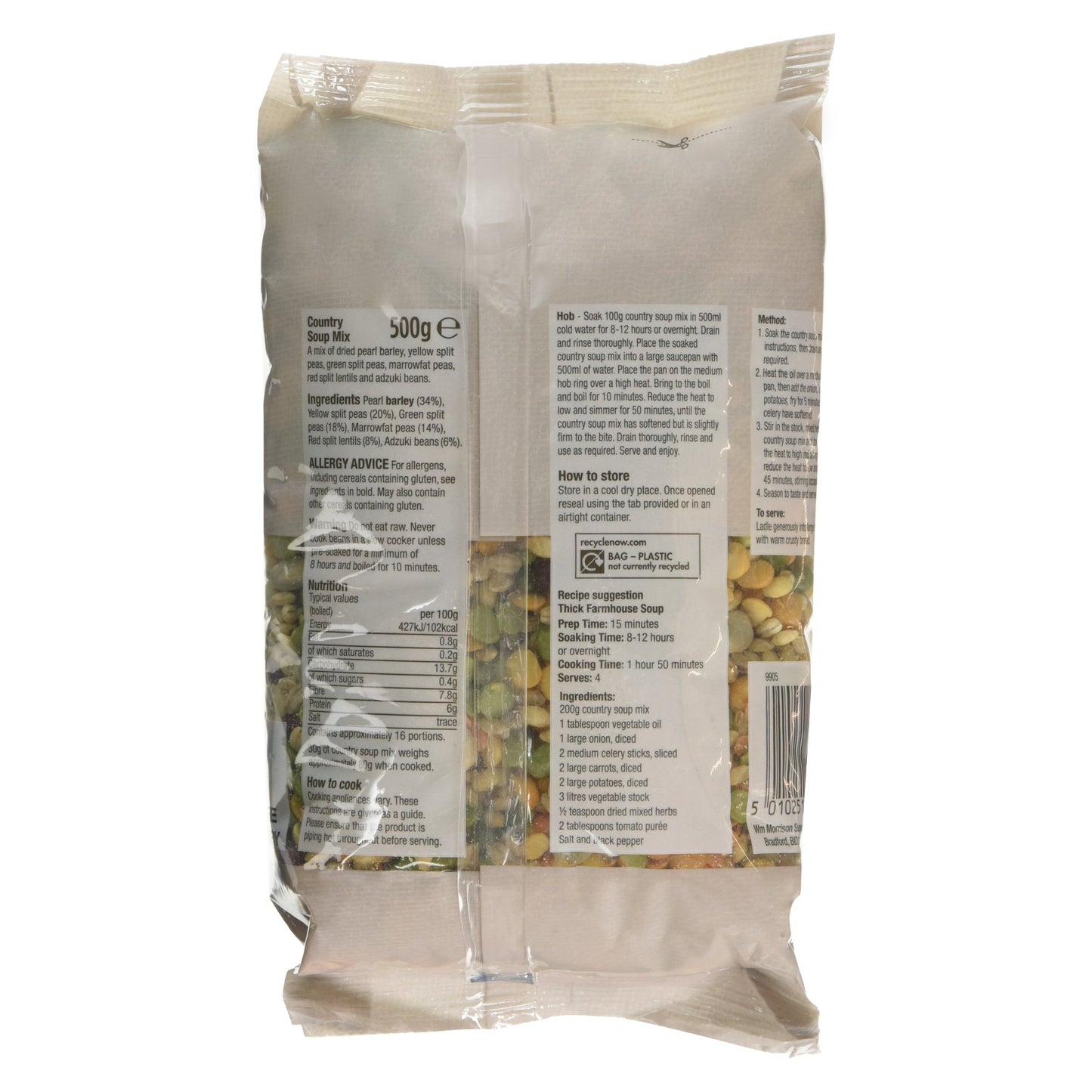 Morrisons Country Soup Mix, 500g