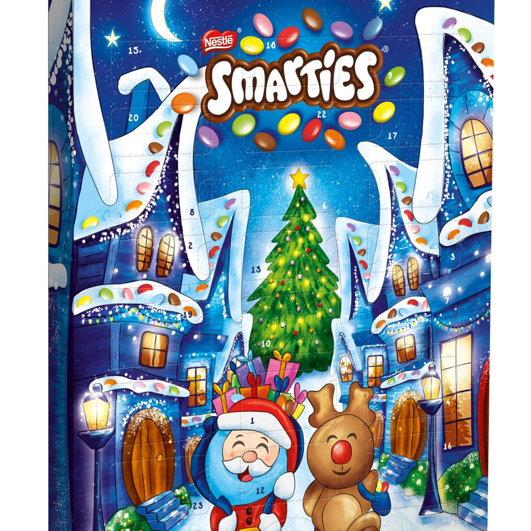 ‎Smarties Nestlé Christmas Chocolates Advent Calendar Milk Chocolate 223 g