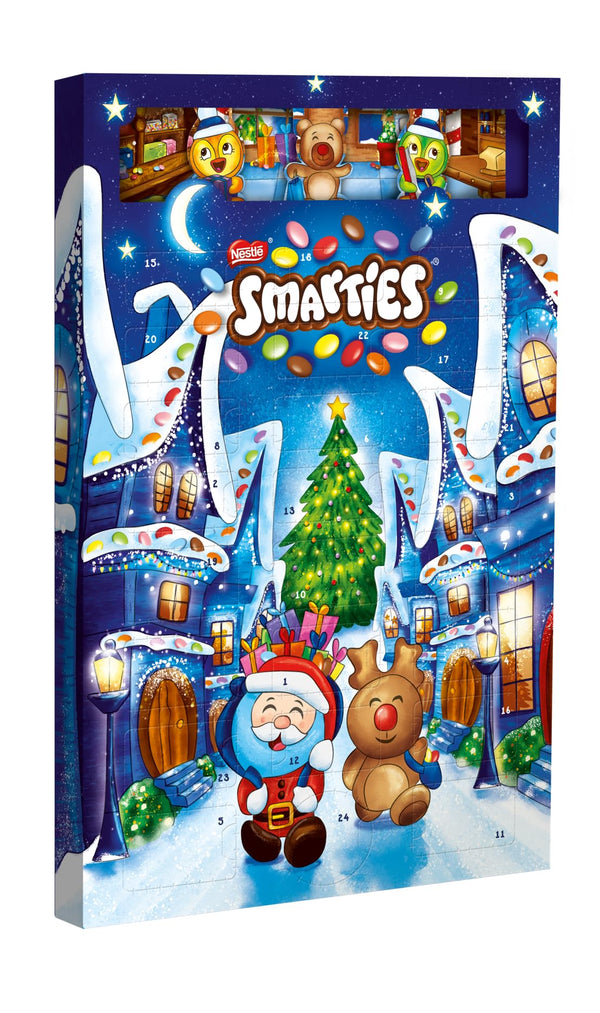 ‎Smarties Nestlé Christmas Chocolates Advent Calendar Milk Chocolate 223 g