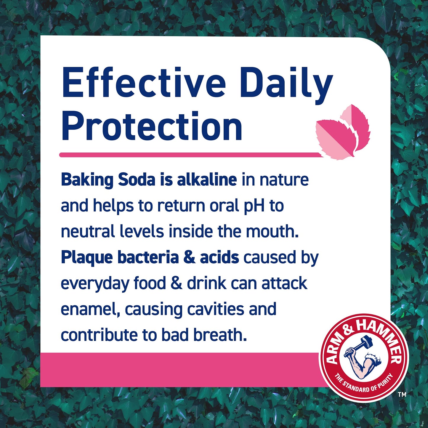 Arm & Hammer 100% Natural Baking Soda Gum Protection Toothpaste, 75ml