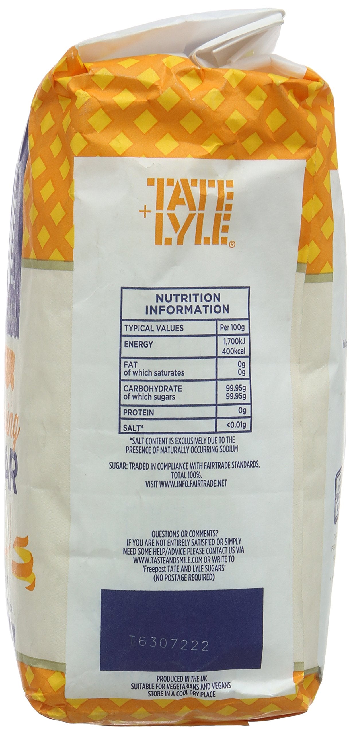 Tate + Lyle Fairtrade Preserving Sugar, 1kg