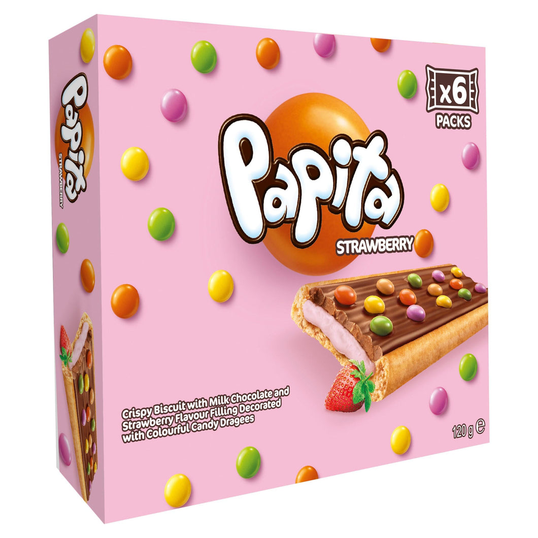Papita Strawberry 6 x 20g (120g)
