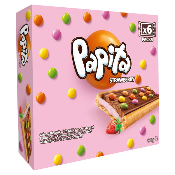 Papita Strawberry 6 x 20g (120g)