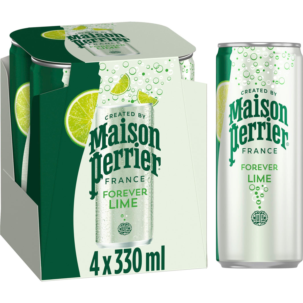 Maison Perrier Lime Lightly Flavoured Sparkling Water 4x330ml